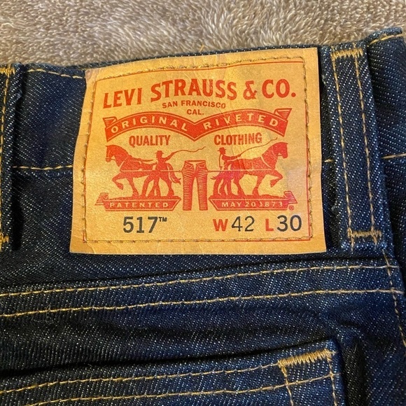 Levi's 517 Blue Jeans Timeless Comfort - Picture 6 of 7